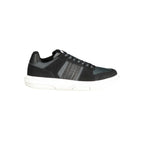 Herren-Sneaker aus schwarzem Leder
