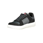 Herren-Sneaker aus schwarzem Leder