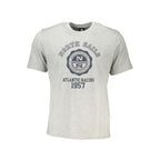 Grey Cotton Men T-Shirt