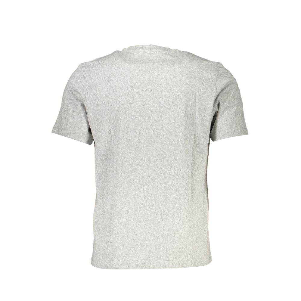 Grey Cotton Men T-Shirt