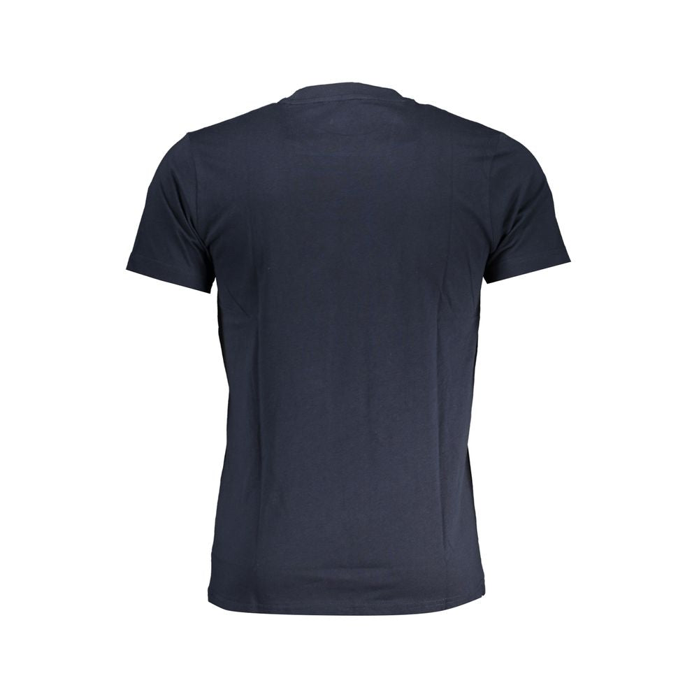 Blaues Herren-T-Shirt aus Baumwolle