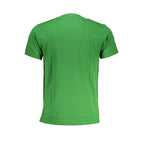 Grünes Herren-T-Shirt aus Baumwolle