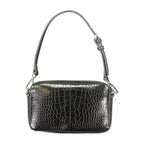 Black Polyurethane Women's Bag
