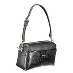 Black Polyurethane Women's Bag