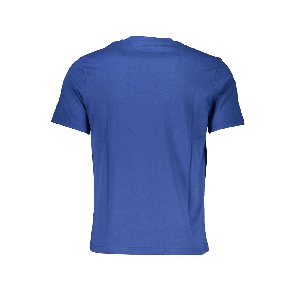 Blaues Baumwoll-T-Shirt für Herren