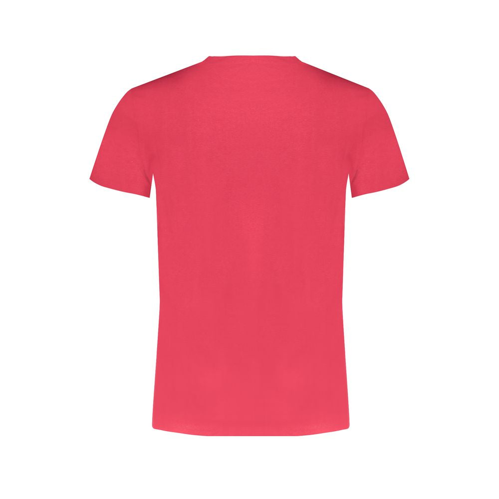 Red Cotton Men's T-Shirt