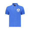 Blaues Herren-Polohemd aus Baumwolle