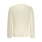 Beige Cotton Men Sweatshirt