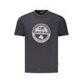 Herren-T-Shirt aus schwarzer Baumwolle