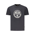 Herren-T-Shirt aus schwarzer Baumwolle