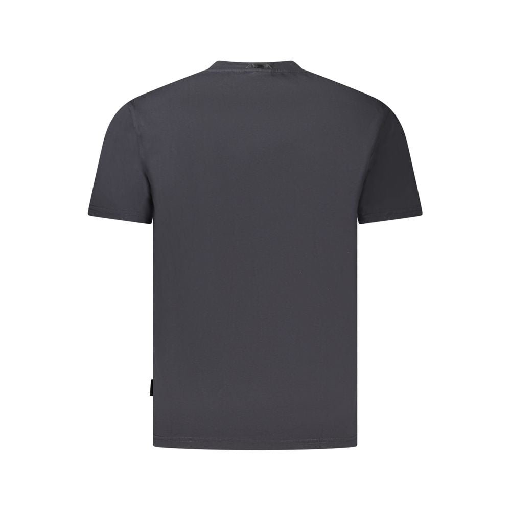 Herren-T-Shirt aus schwarzer Baumwolle