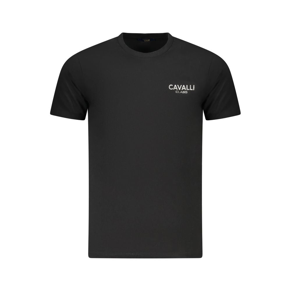 Herren-T-Shirt aus schwarzer Baumwolle
