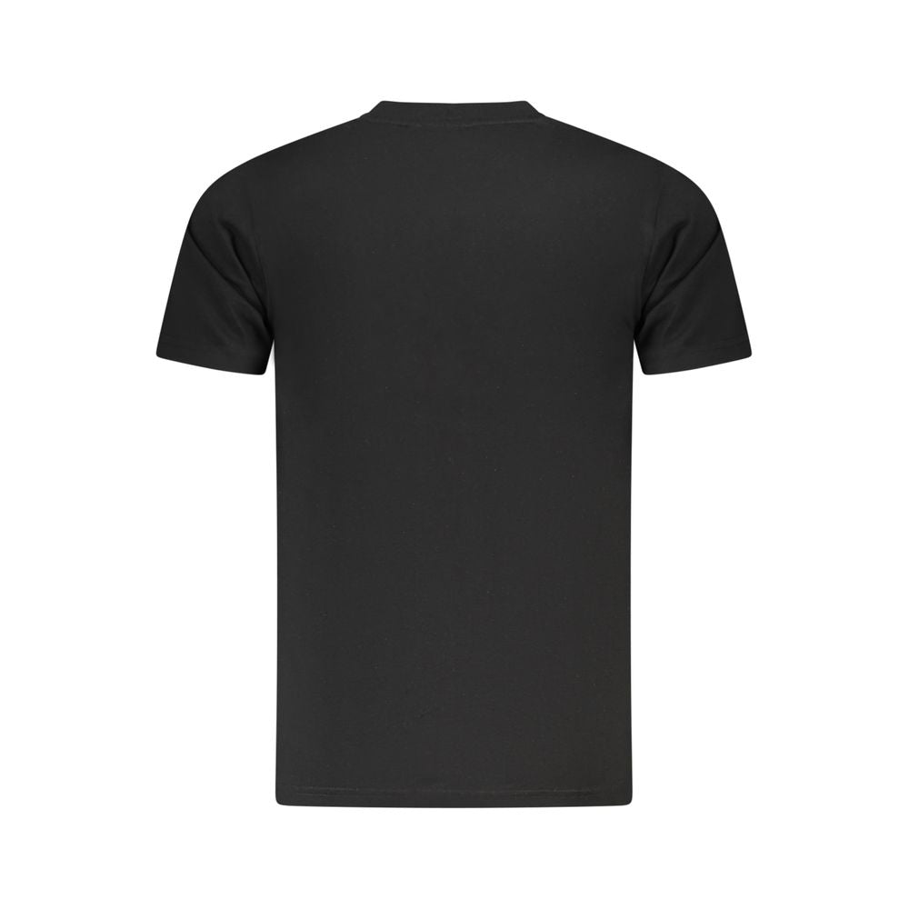 Herren-T-Shirt aus schwarzer Baumwolle