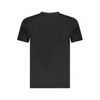Black Cotton Men T-Shirt