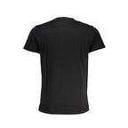 Schwarzes Herren-T-Shirt aus Baumwolle