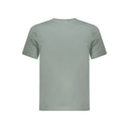 Grünes Baumwoll-Herren-T-Shirt