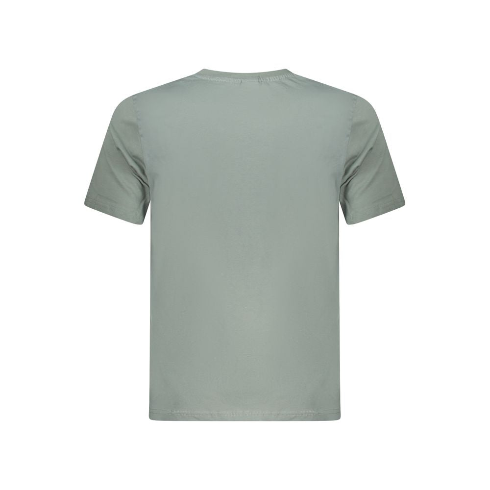 Grünes Baumwoll-Herren-T-Shirt