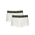 White Cotton Men's Boxer Briefs