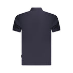 Blue Cotton Men's Polo