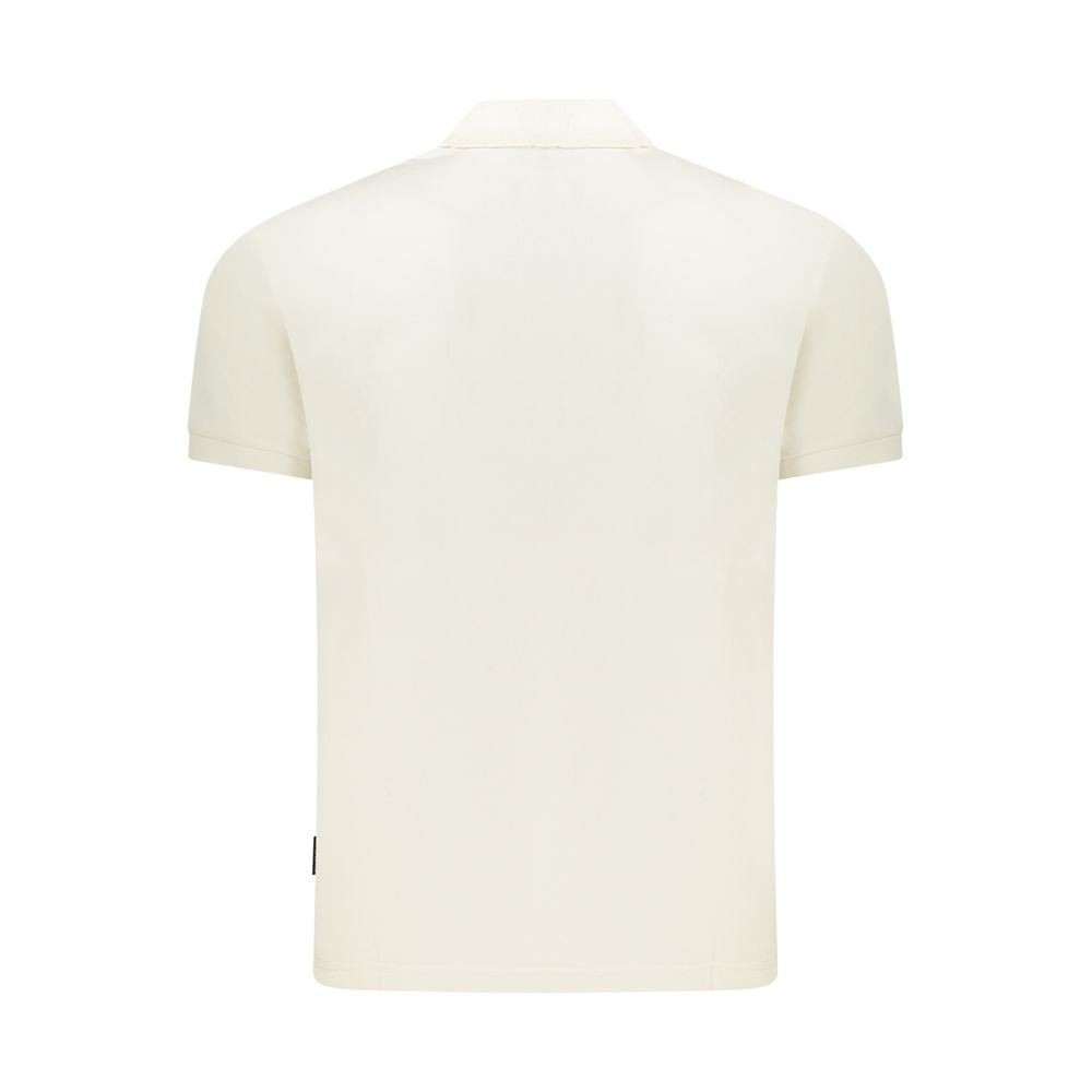 White Cotton Men's Polo Shirt