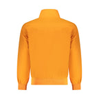 Orangefarbene Polyamid-Herrenjacke
