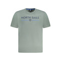 Grünes Baumwoll-Herren-T-Shirt
