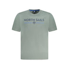 Grünes Baumwoll-Herren-T-Shirt