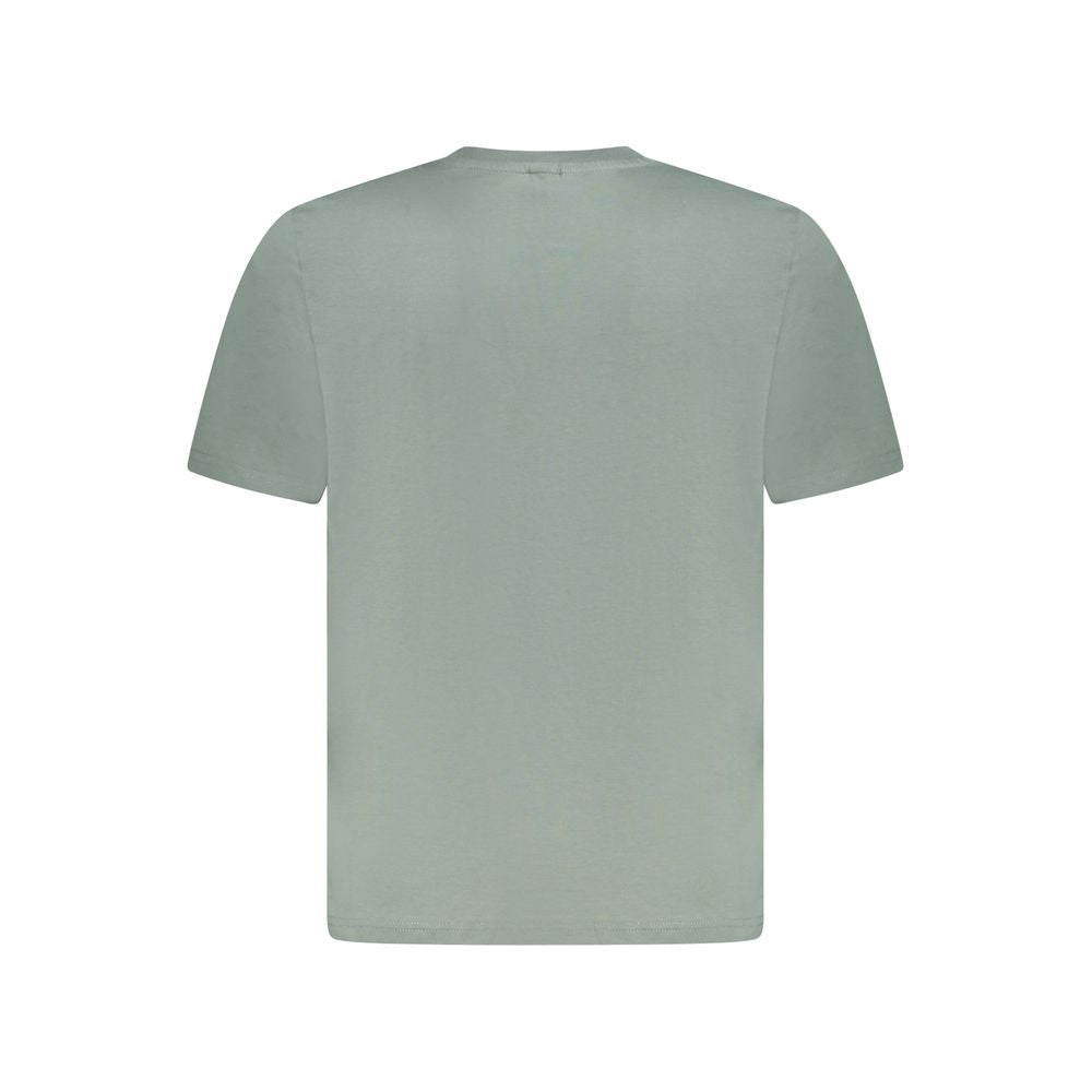 Grünes Baumwoll-Herren-T-Shirt