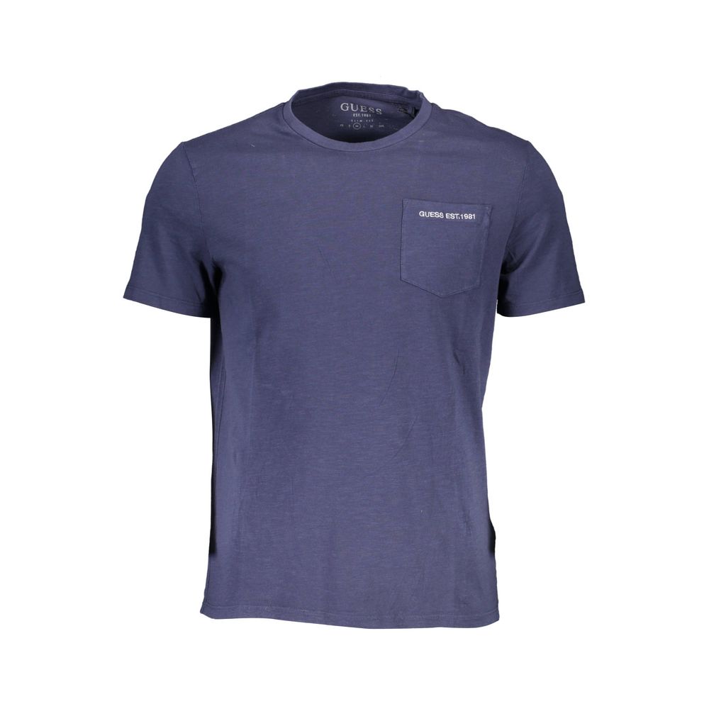 Herrenhemd aus blauer Bio-Baumwolle