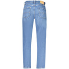 Herrenjeans aus blauer Baumwolle
