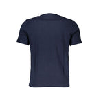 Blue Cotton Men's T-Shirt