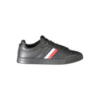 Herren-Sneaker aus schwarzem Leder