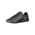 Herren-Sneaker aus schwarzem Leder