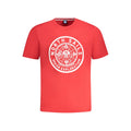 T-Shirt in cotone rosso da uomo