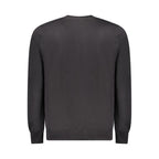 Black Cotton Men's Sweatshirt