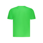 Green Cotton Men T-Shirt