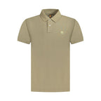 Grünes Baumwoll-Polo-T-Shirt