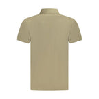 Marrone Cotton Men Polo