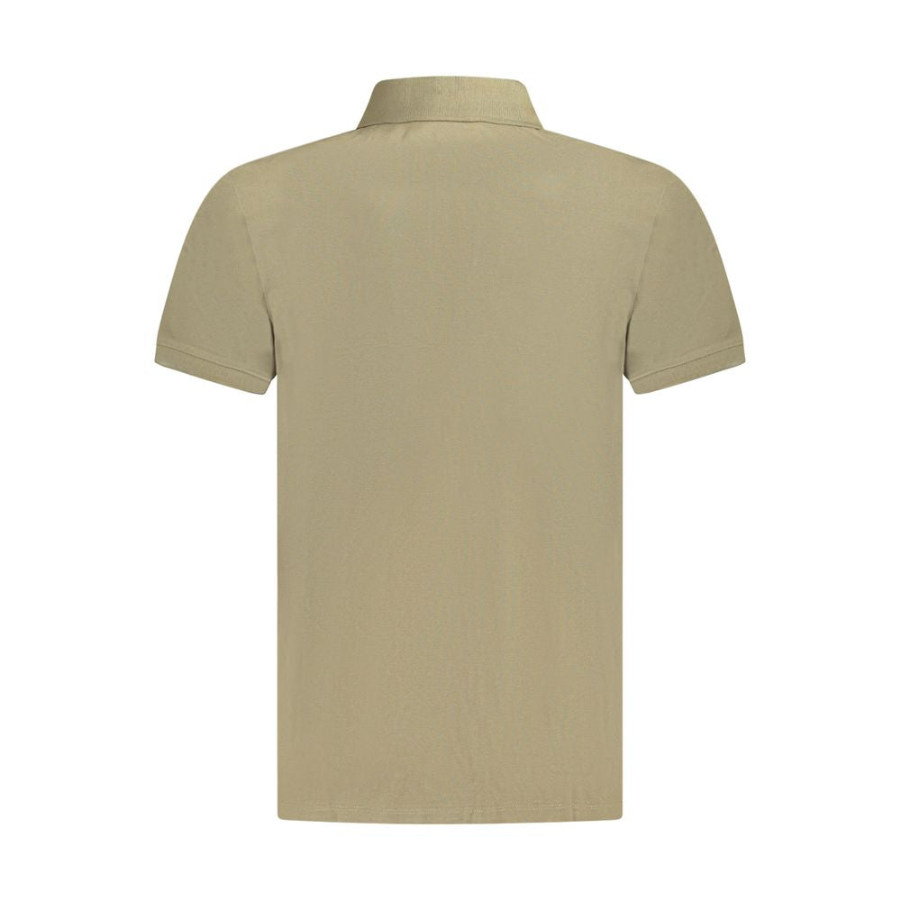 Grünes Baumwoll-Polo-T-Shirt