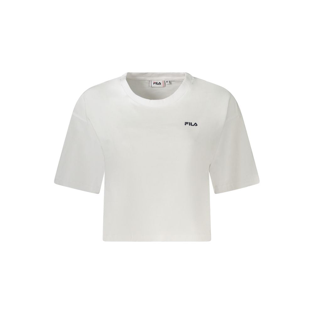 T-shirt donna in cotone organico bianco