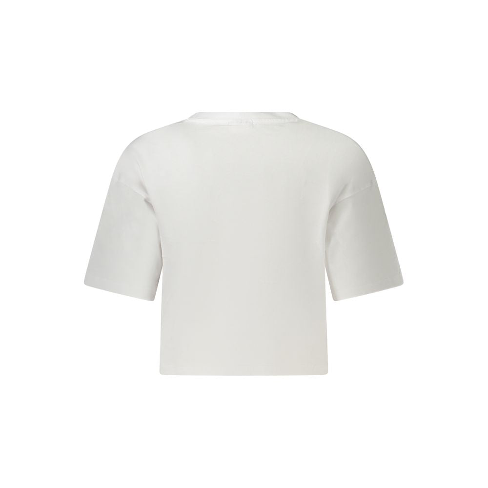 T-shirt donna in cotone organico bianco