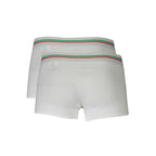 Weiße Boxershorts für Herren aus Baumwolle