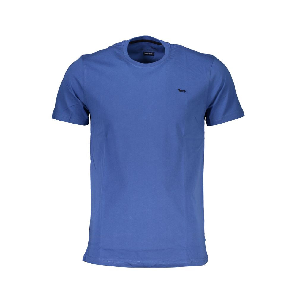 Blaues Herren-T-Shirt aus Baumwolle
