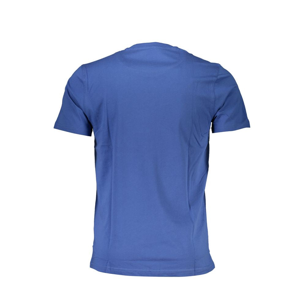 Blaues Herren-T-Shirt aus Baumwolle