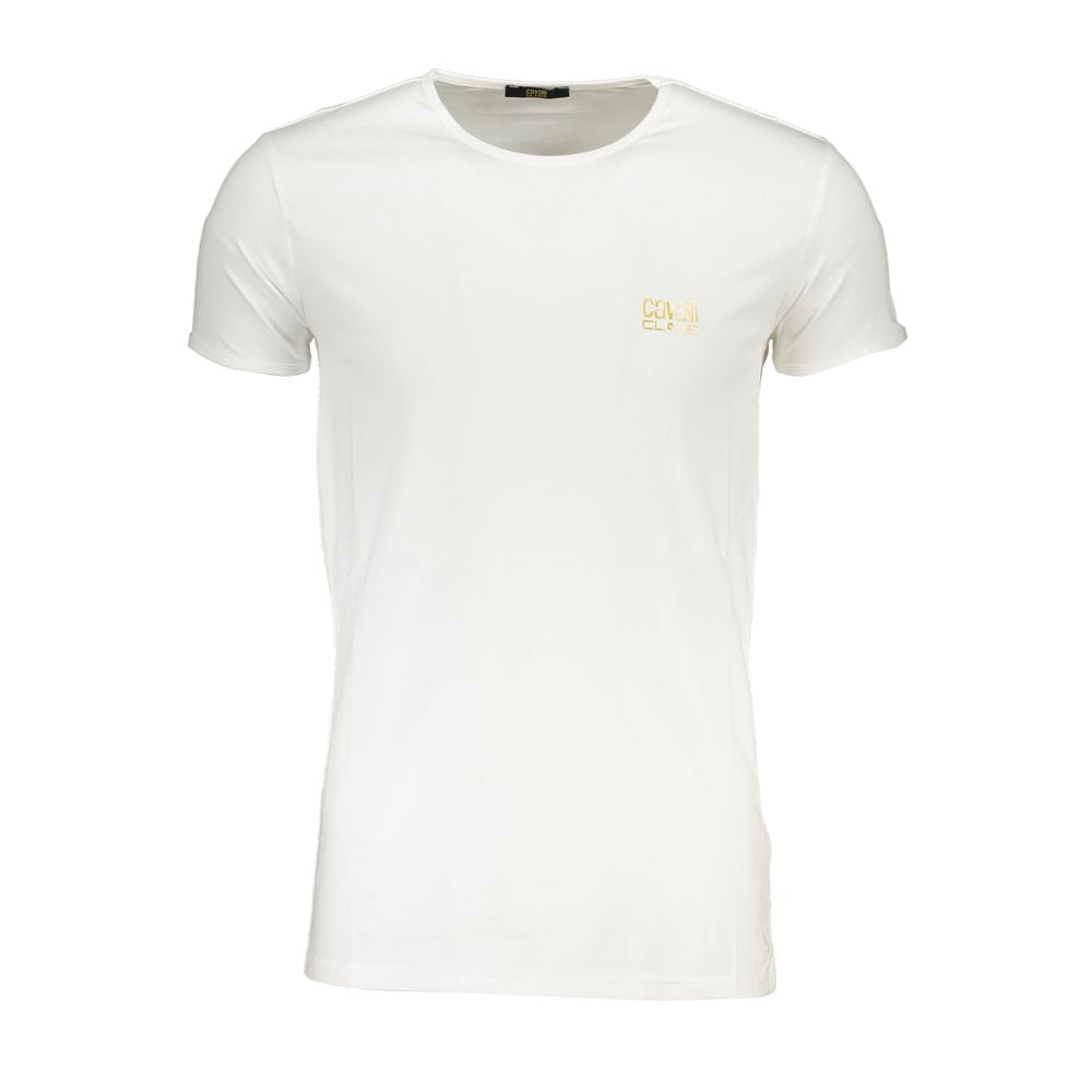 Weißes Baumwoll-T-Shirt