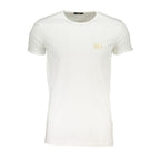 Weißes Baumwoll-T-Shirt