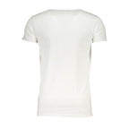 Weißes Baumwoll-T-Shirt