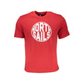 Rotes Baumwoll-T-Shirt für Herren