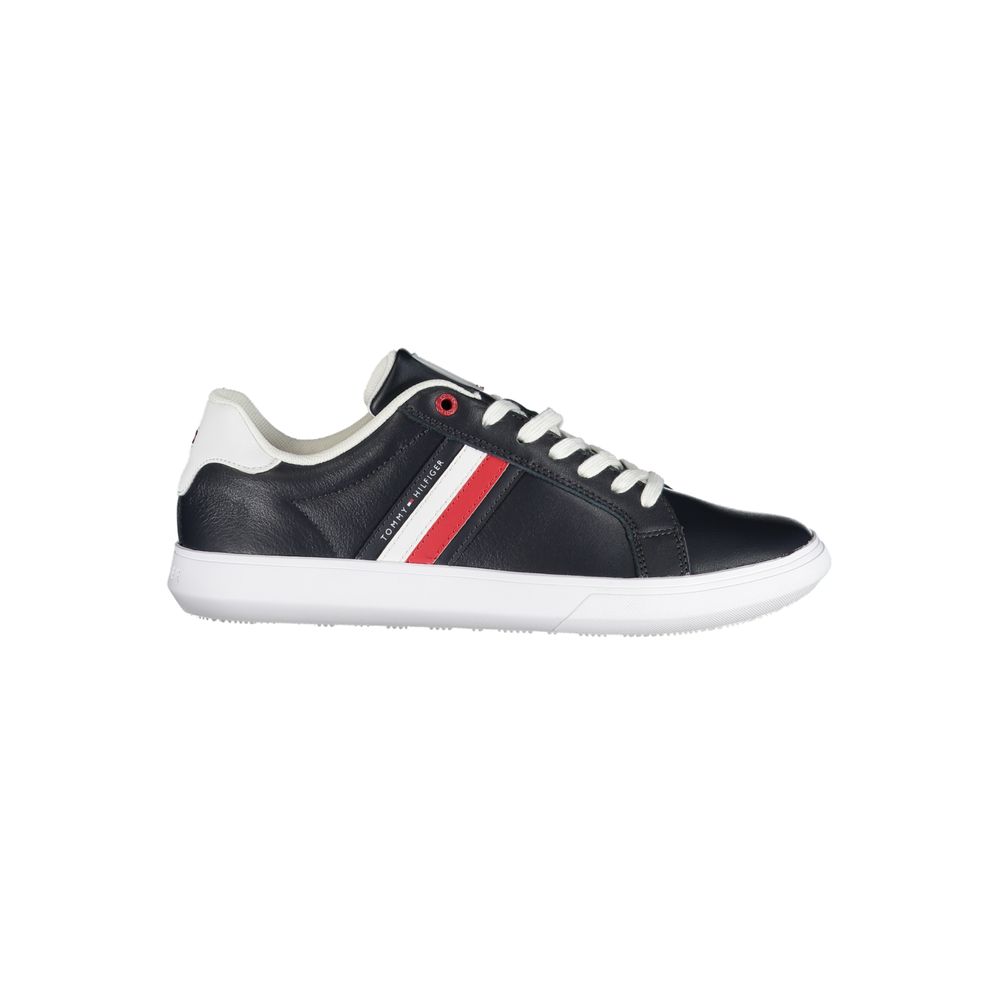 Sneaker für Herren aus blauem Leder