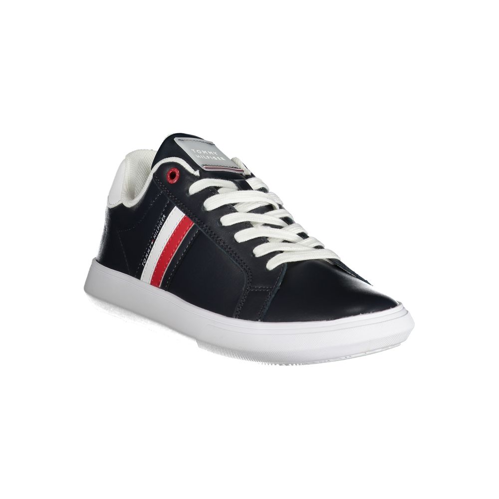 Sneaker für Herren aus blauem Leder